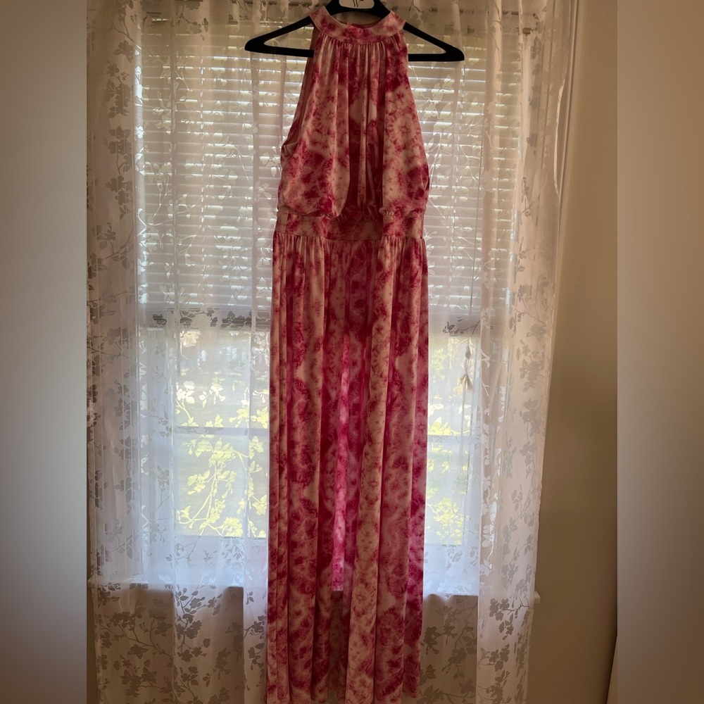 INC Halter maxi dress size M